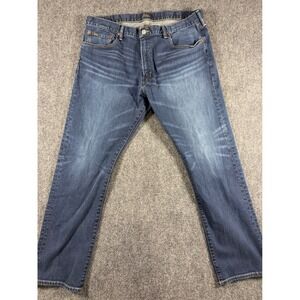 Polo Ralph Lauren Hampton Relaxed Straight Jeans Mens 38x32 Blue Denim